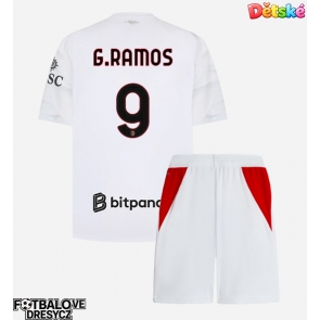 AC Milan Goncalo Ramos #9 Dětské Venkovní dres komplet 2026-27 Krátký Rukáv (+ trenýrky)
